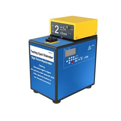 قطر بقعة الاختبار 32 ملم إشارة ريترو ريفلكتومتر مع زاوية المراقبة 0.2 درجة ودرجة حرارة لون مصدر الضوء 2856 ± 50 كيلومترا المضيء القياسي A لتقييم الانعكاس