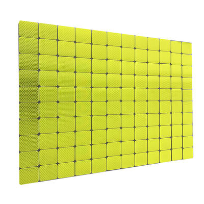 شريط تحذير ذاتي اللصق ذاتي اللصق عالي السطوع 1.22 م × 45.72 م باللون الأخضر بدرجة هندسة
