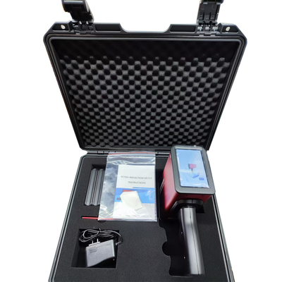 مقياس انعكاس رجعي صغير الحجم مع مزود طاقة 6 فولت تيار مستمر - زاوية سقوط 4 درجات وزاوية رؤية 0.2 درجة