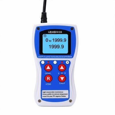 نطاق القياس من 0 إلى 1999.9 جهاز درجة حرارة لون مصدر الضوء مناسب لدرجة حرارة المحيط من -5 إلى +50 درجة مئوية